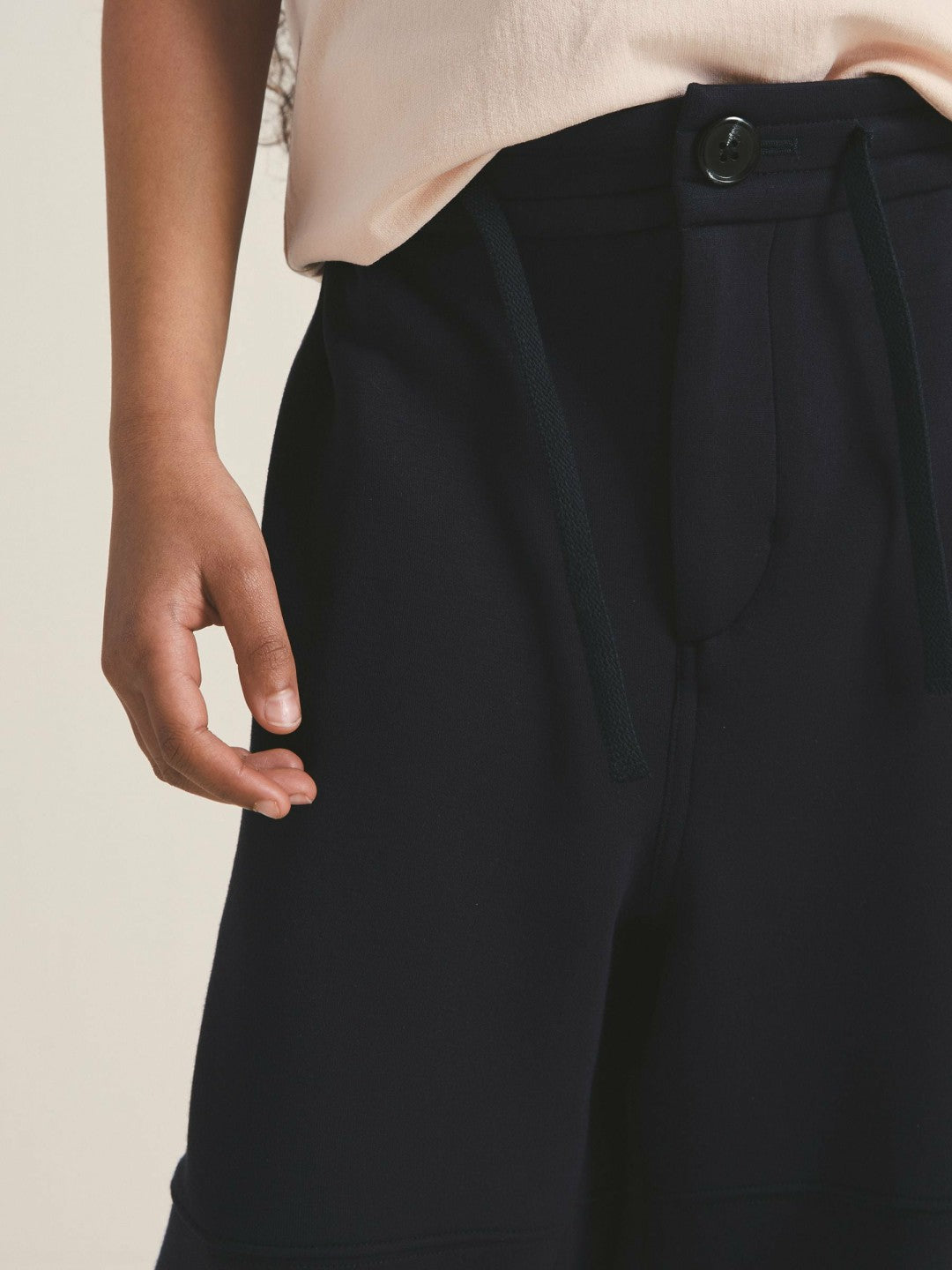 4-9 yrs  | Les 100 Ciels Wide-Leg Joggers Navy | Children & Baby