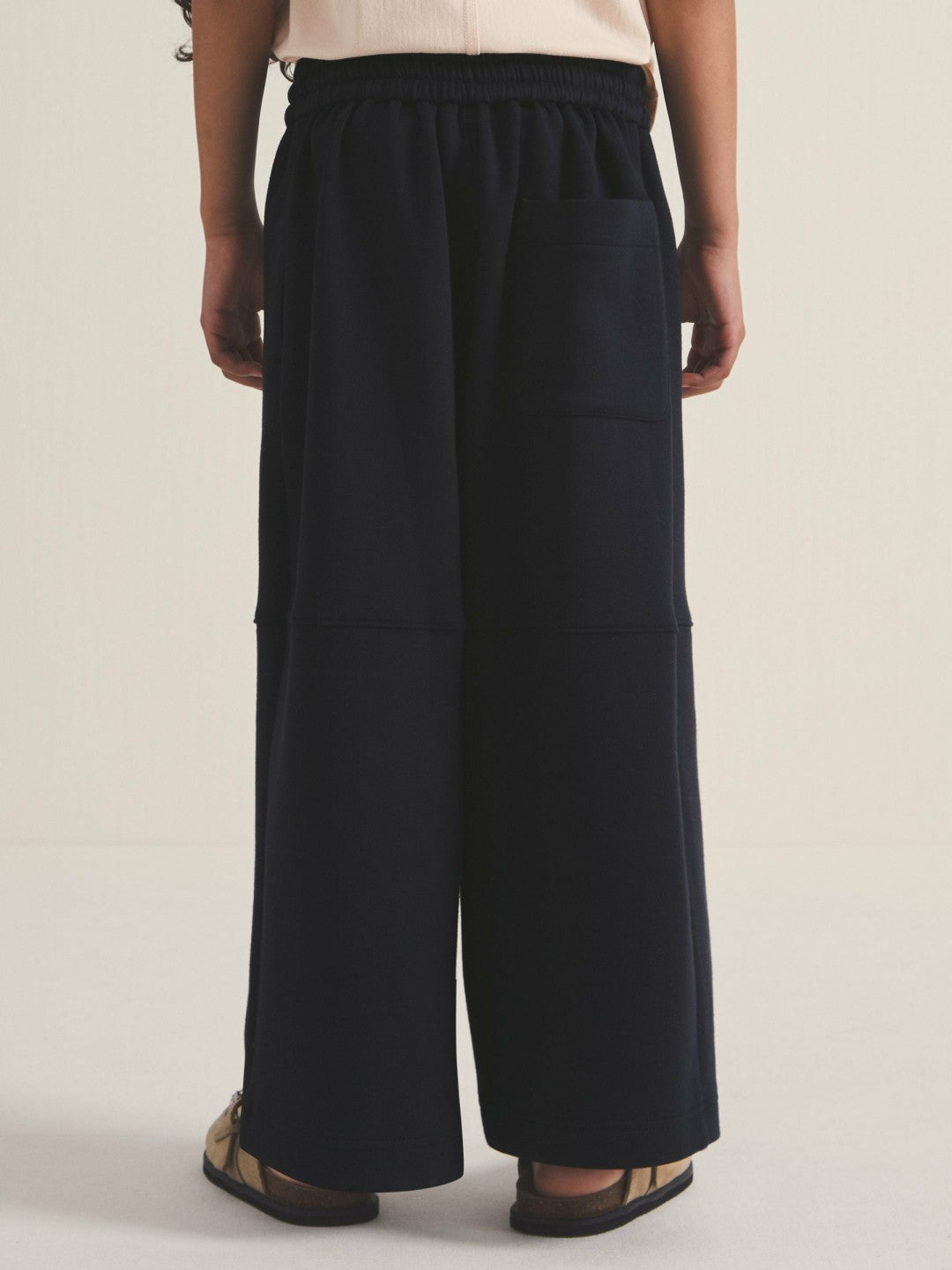 4-9 yrs  | Les 100 Ciels Wide-Leg Joggers Navy | Children & Baby