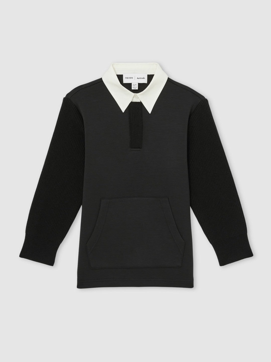 9-13 yrs  | Les 100 Ciels Polo Sweatshirt Black | Children & Baby