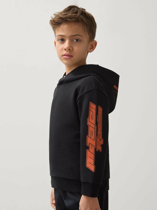9-13 yrs McLaren F1 Team Cotton Logo Hoodie Unisex Fit Black | Children & Baby