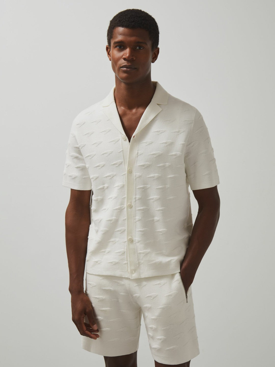 McLaren F1 Team Speedmark Knit Shirt White | Men