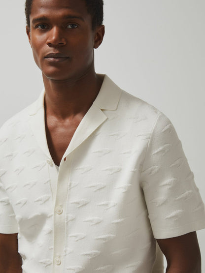 McLaren F1 Team Speedmark Knit Shirt White | Men