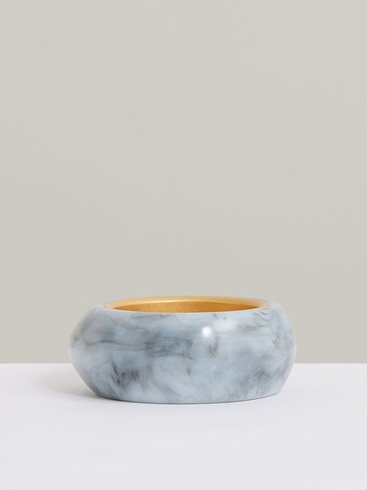 Curve Marble Bangle Gold Tone | Women