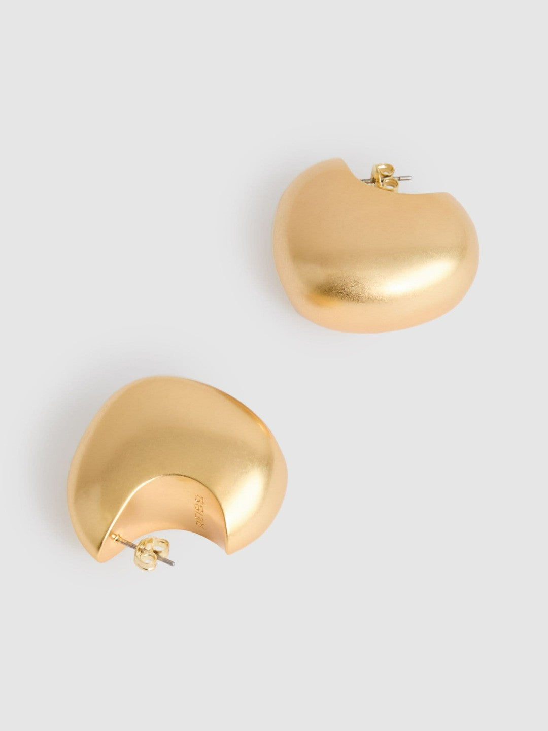 Curve Scoop Earrings Gold Tone | Women