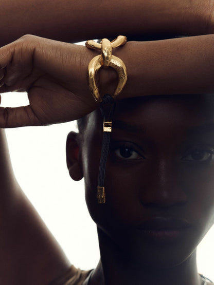 Molten Link Bracelet Gold Tone | Women