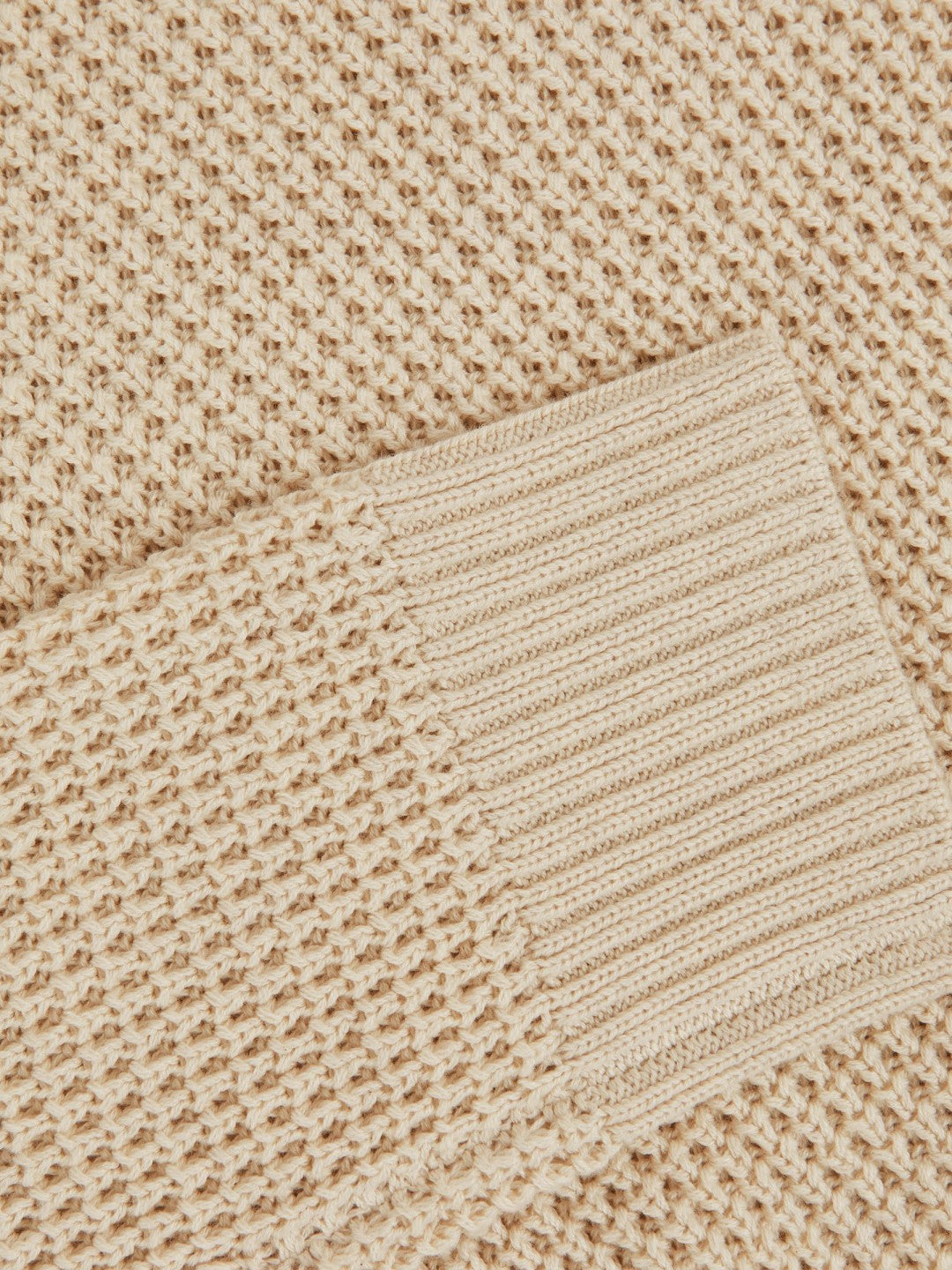 Paige Cotton Waffle-Knit Sweater Natural | Men
