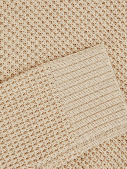 Paige Cotton Waffle-Knit Sweater Natural | Men