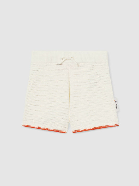 3-9 yrs McLaren F1 Team Crochet Shorts Off White/Orange | Children & Baby
