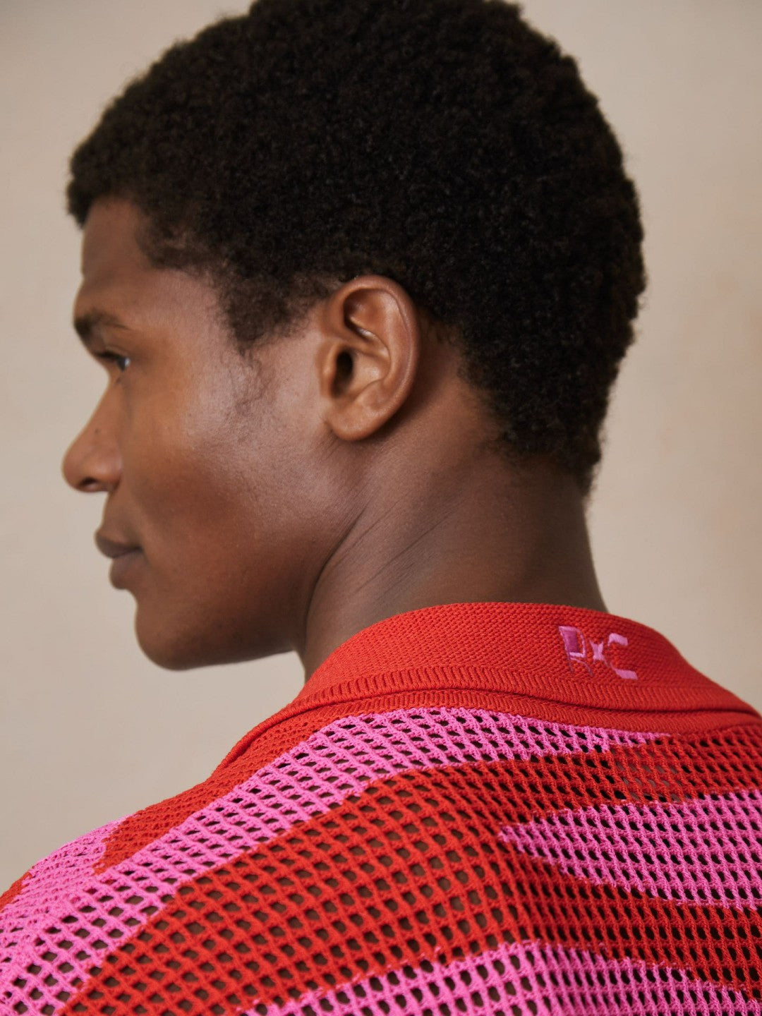 | Ché Wave Crochet Shirt Pink | Men
