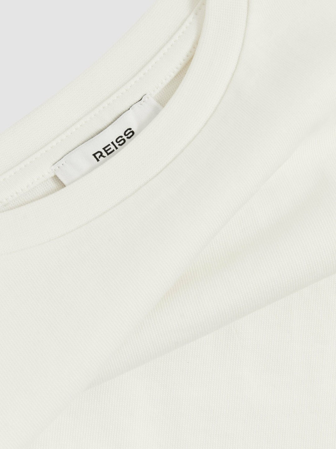 9-13 yrs Oversize Cotton Cropped T-Shirt Ivory | Children & Baby