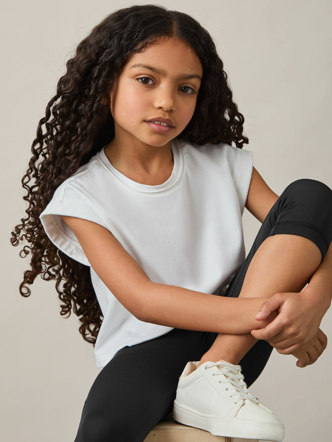 13-14 yrs Three-Quarter Length Leggings Black | Children & Baby