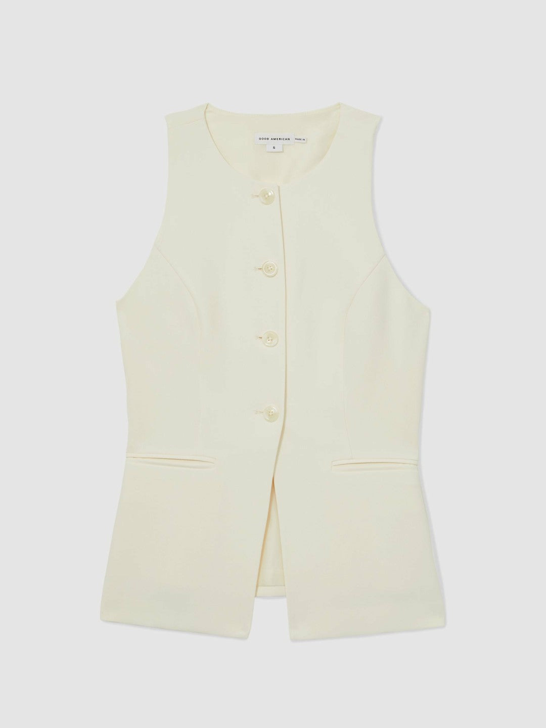 Luxe Suiting Vest Cream | Women