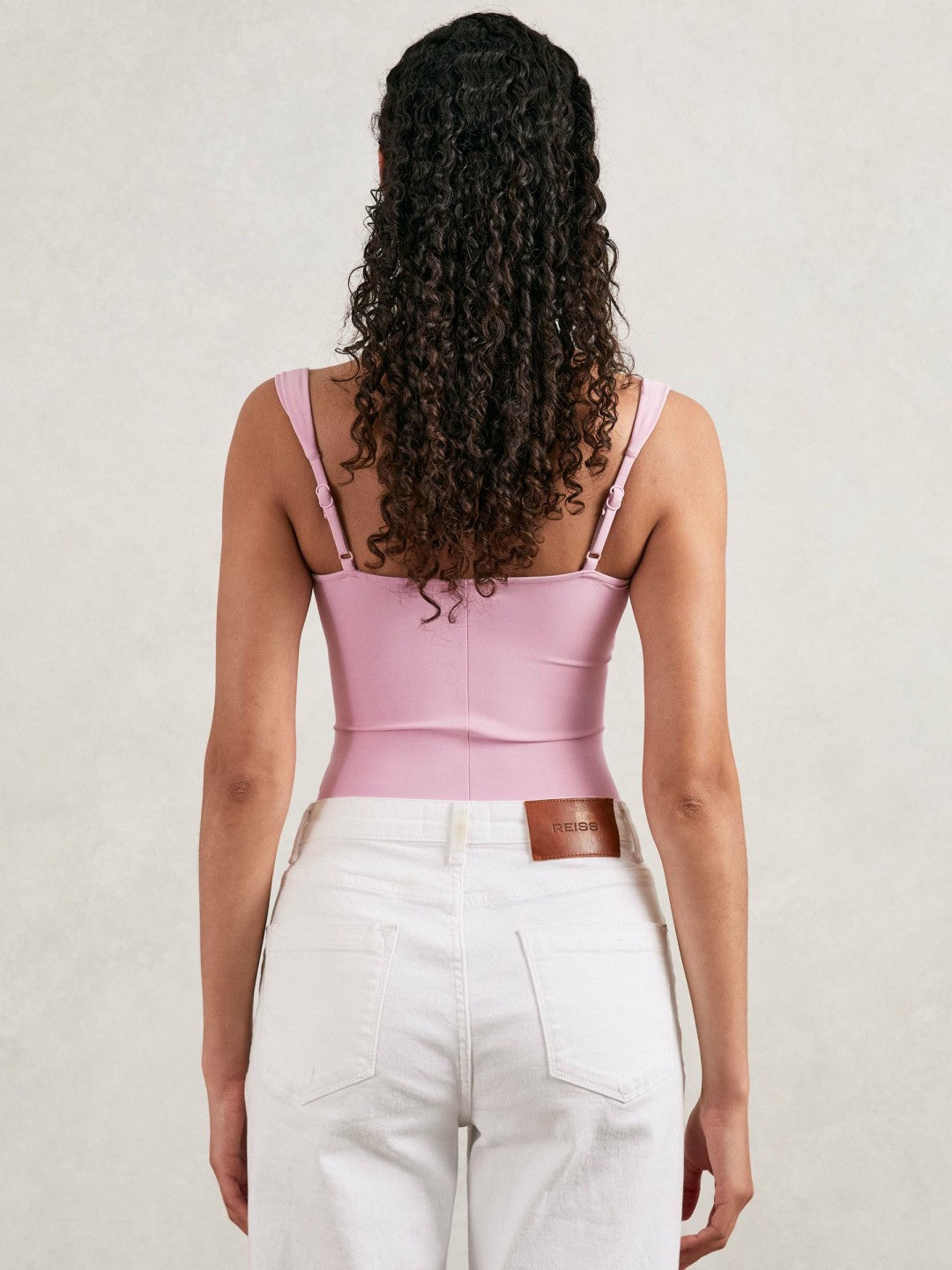 Good American Scuba Sweetheart Bodysuit Light Pink | Women