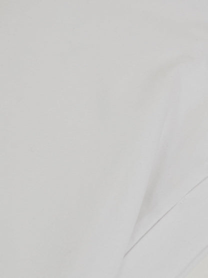 Brushed-Cotton Crew-Neck T-Shirt White | Women