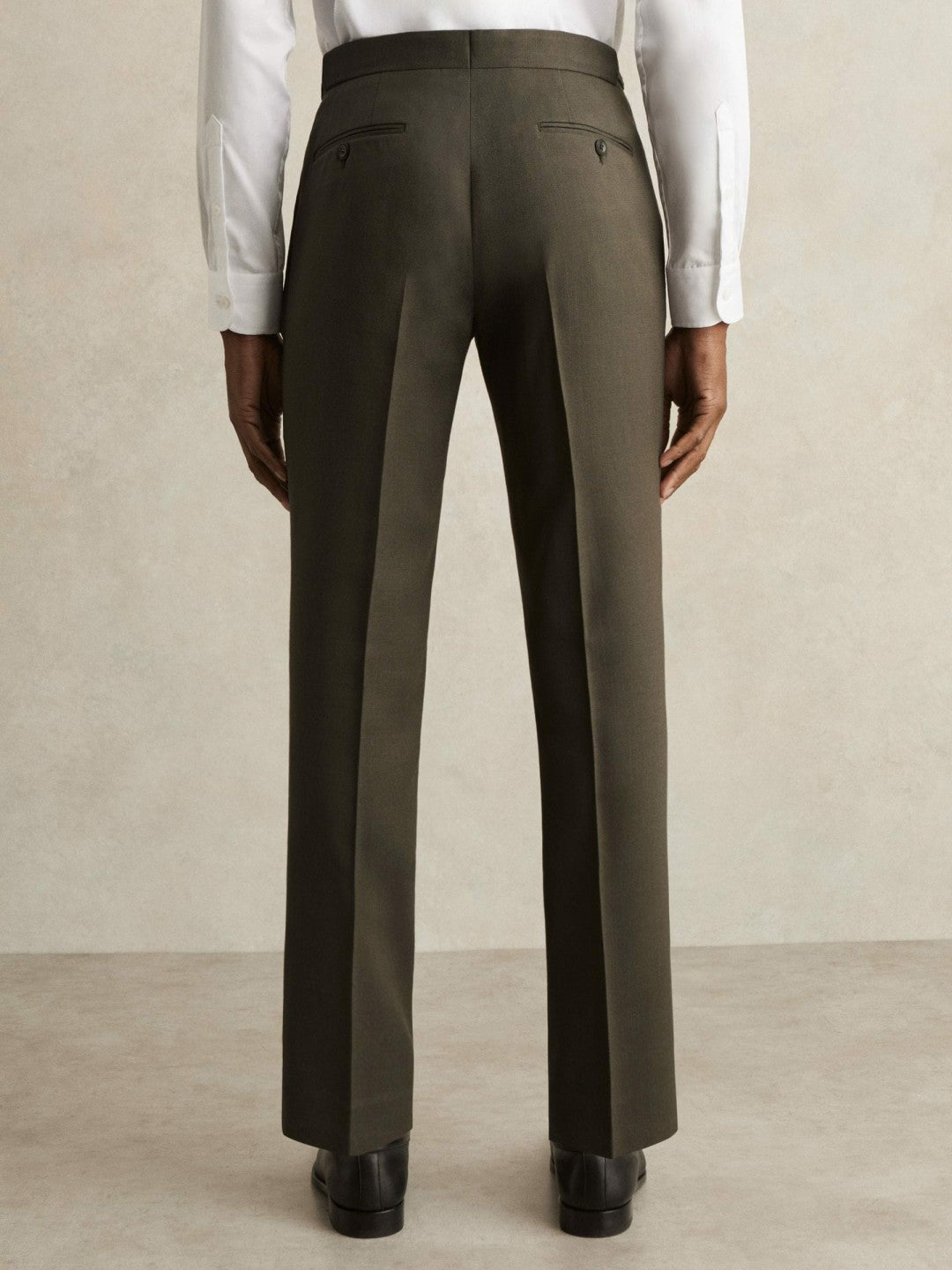 Slim-Fit Suit Trousers Dark Green | Men