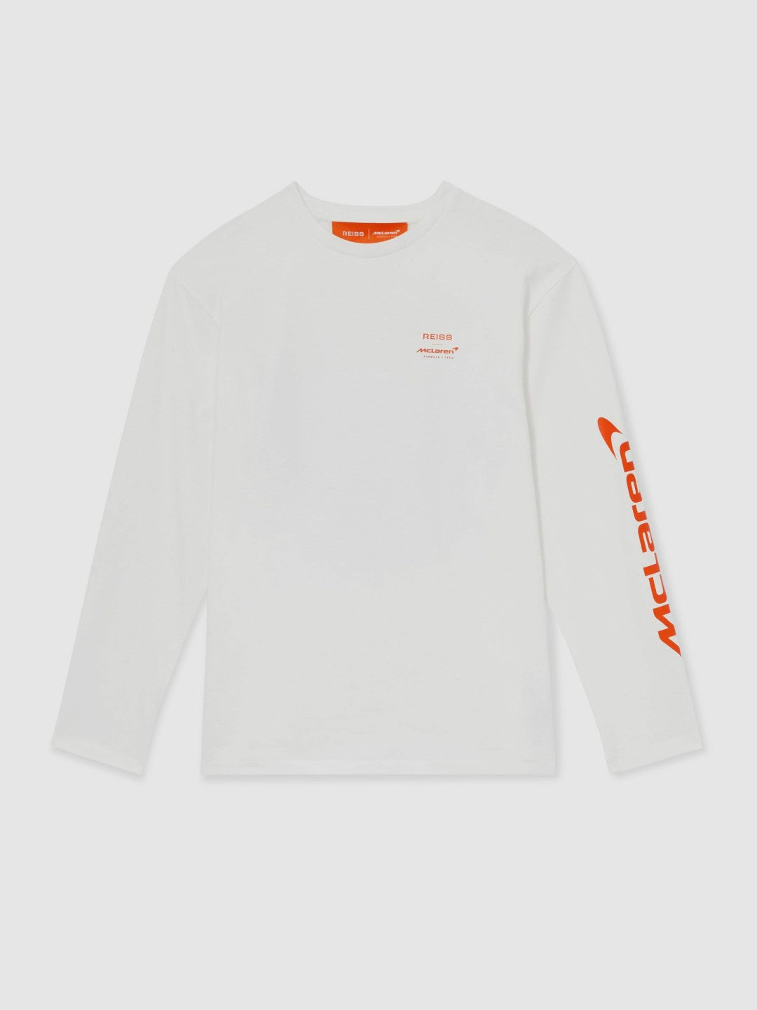 Unisex Fit McLaren F1 Team Tyre-Print T-Shirt White | Men