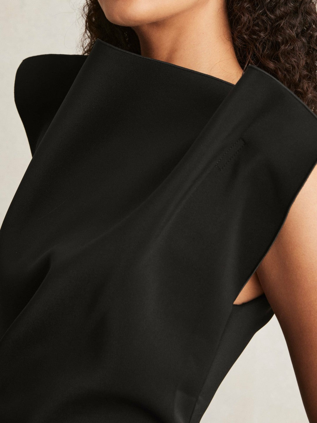 Acler Layered Ruffle Mini Black Dress Black | Women