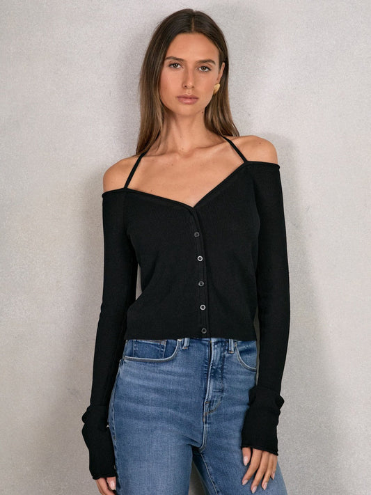 100% Cotton Jumper Black | Women