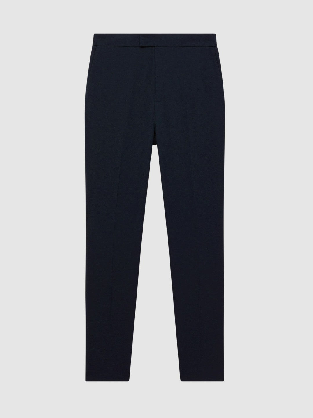 Slim-Fit Internal-Drawstring Trousers Navy | Men