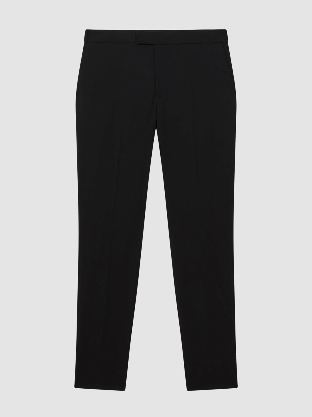 Slim-Fit Internal-Drawstring Trousers Black | Men