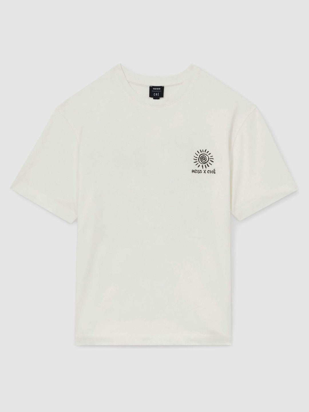 | Ché Cotton Palm-Tree T-Shirt White | Men