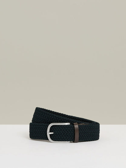 Basket Weave Belt Navy | Men
