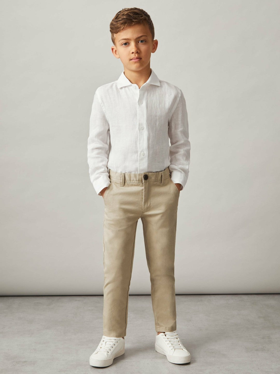 3-9 yrs Slim Fit Casual Chinos Stone | Children & Baby