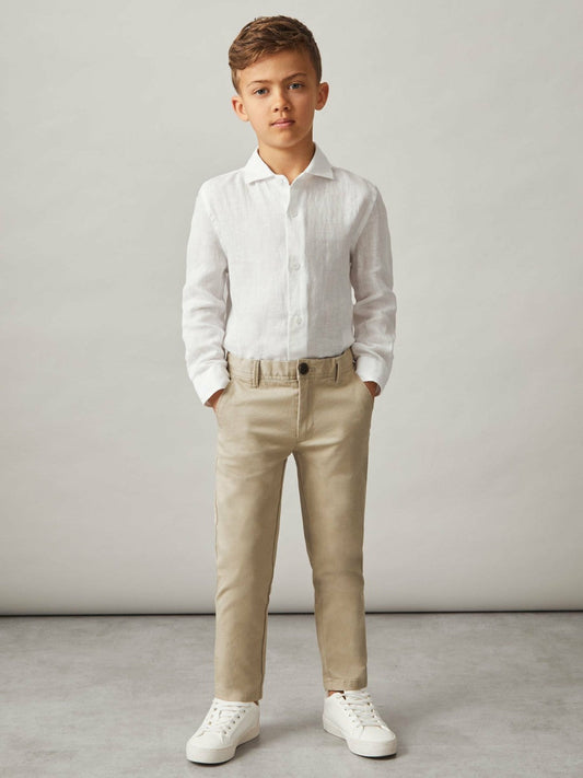 3-9 yrs Slim Fit Casual Chinos Stone | Children & Baby