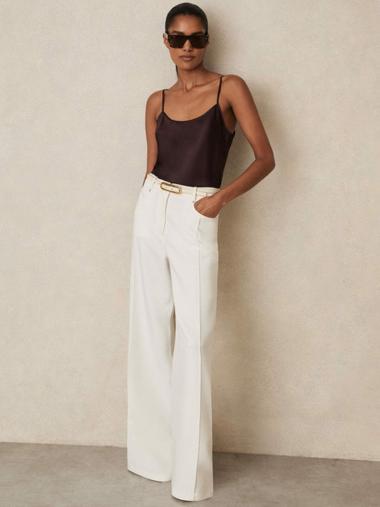 Silk Cami Top Burgundy | Women