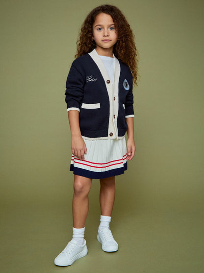 3-9 yrs SmileyWorld Logo Cardigan Unisex Fit Off White | Children & Baby