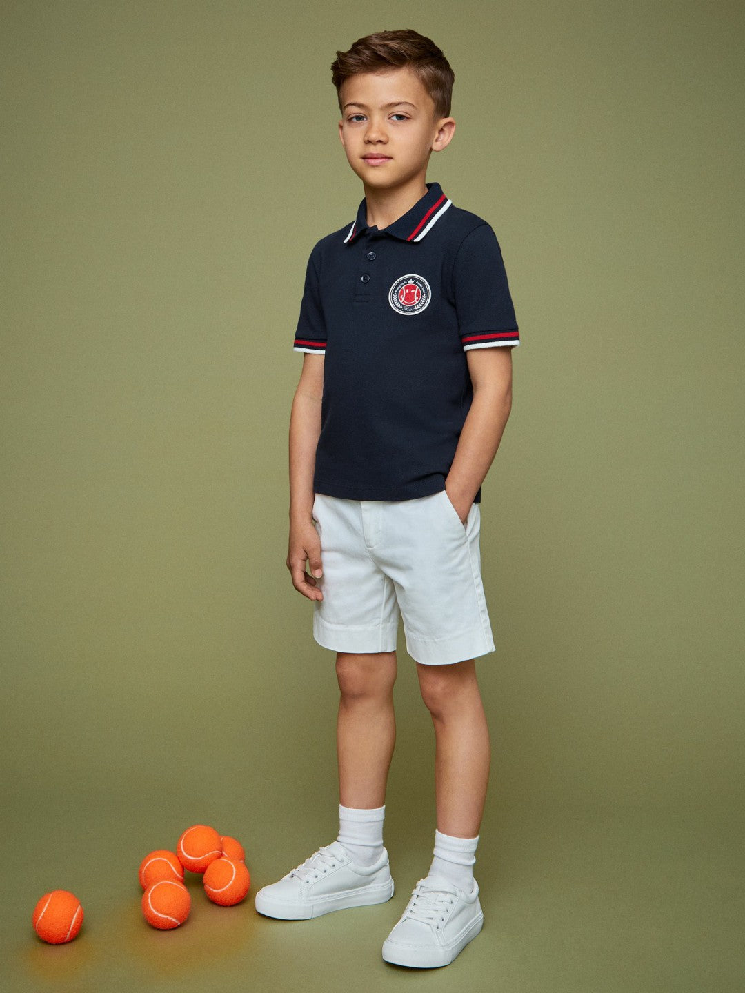3-9 yrs SmileyWorld Piqué Polo Shirt Navy | Children & Baby