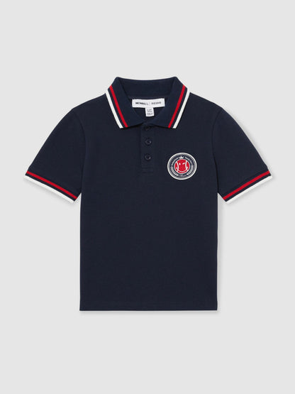 3-9 yrs SmileyWorld Piqué Polo Shirt Navy | Children & Baby