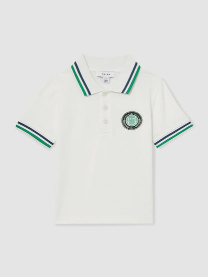 13-14 yrs SmileyWorld Piqué Polo Shirt White | Children & Baby