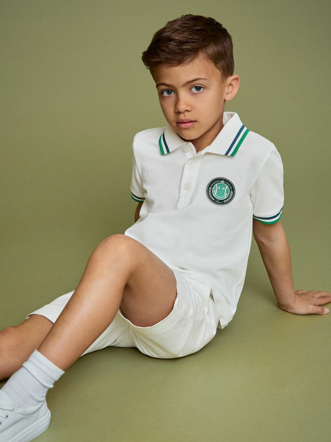13-14 yrs SmileyWorld Piqué Polo Shirt White | Children & Baby