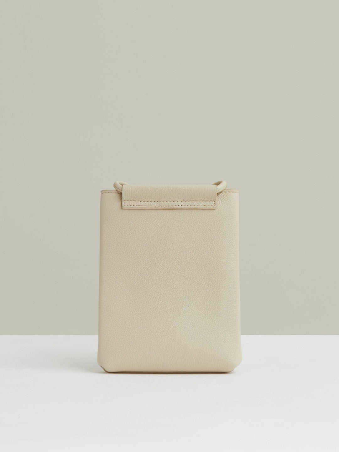 Leather Phone Holder Off White | Women