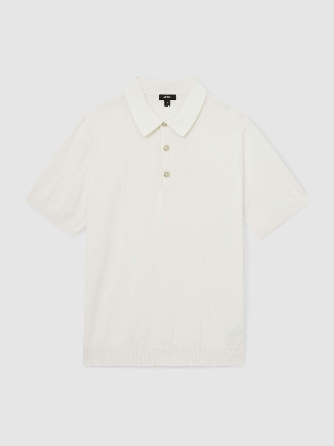 Cotton-Silk Polo Shirt Off White | Men
