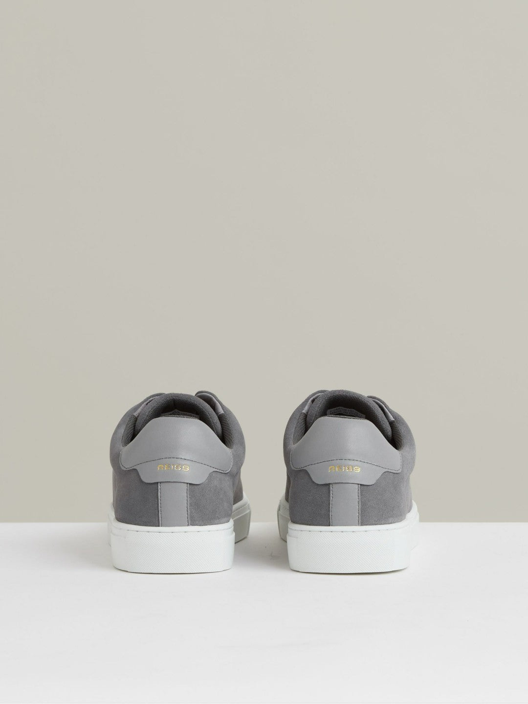 Suede Slip-On Elasticated Trainers Grey | Men
