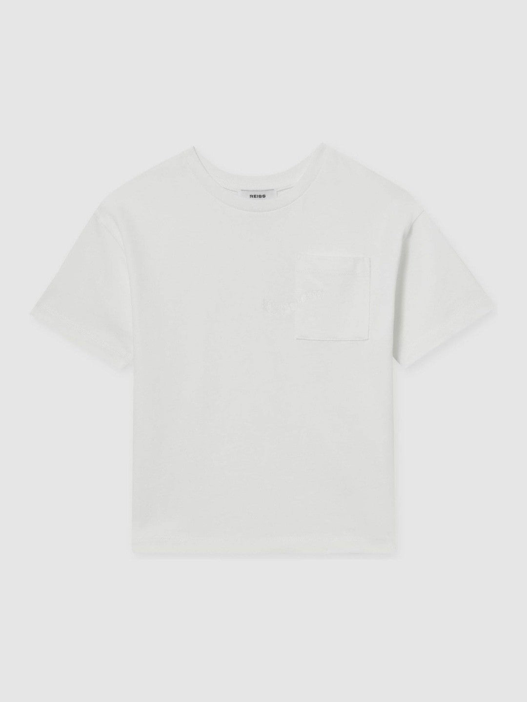 9-13 yrs Cotton Palm-Embroidery Oversize T-Shirt Off White | Children & Baby