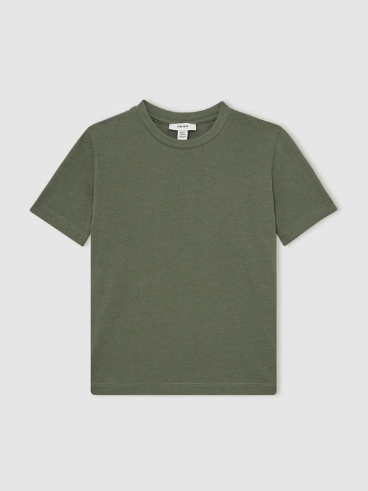 9-13 yrs Crew Neck T-Shirt Dark Sage | Children & Baby