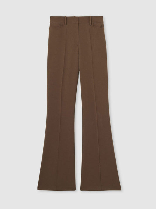 Flared Suit Trousers Mink Neutral | Women