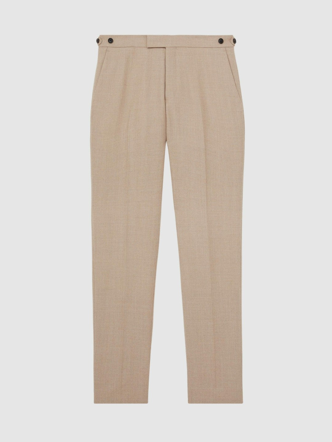 Wool-Blend Slim-Fit Suit Trousers Oatmeal Brown | Men