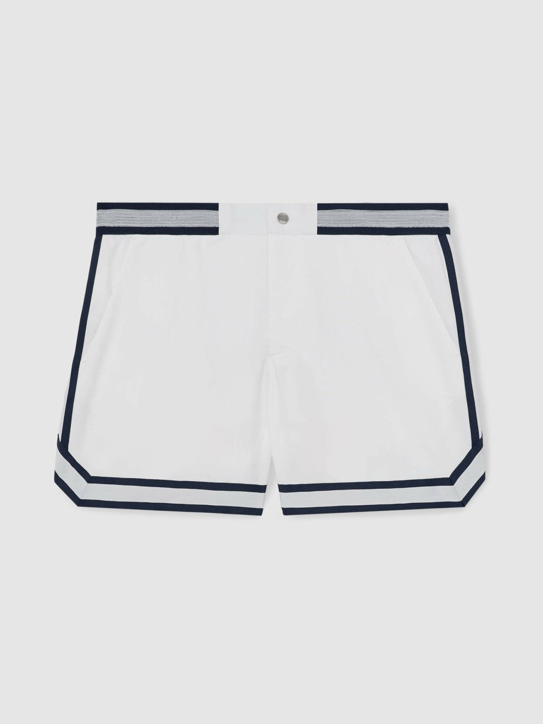 | Ché Stripe-Trim Swim Shorts White | Men