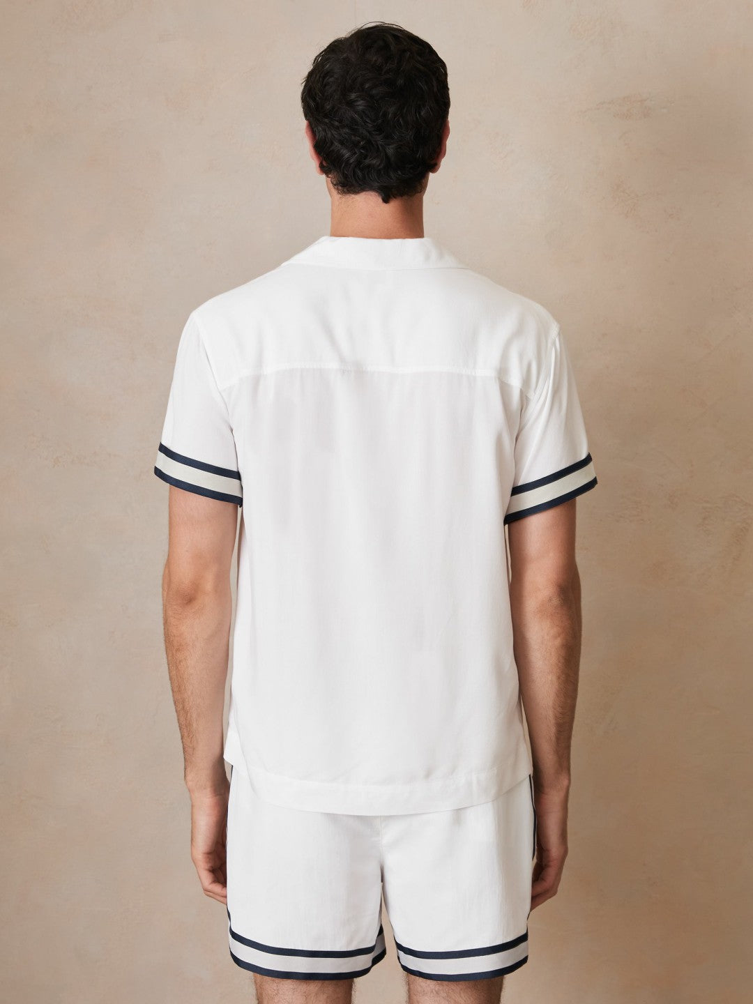 | Ché Stripe-Cuff Shirt White | Men