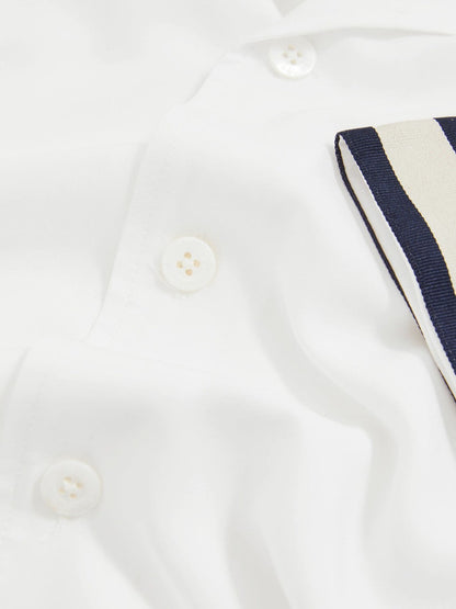 | Ché Stripe-Cuff Shirt White | Men