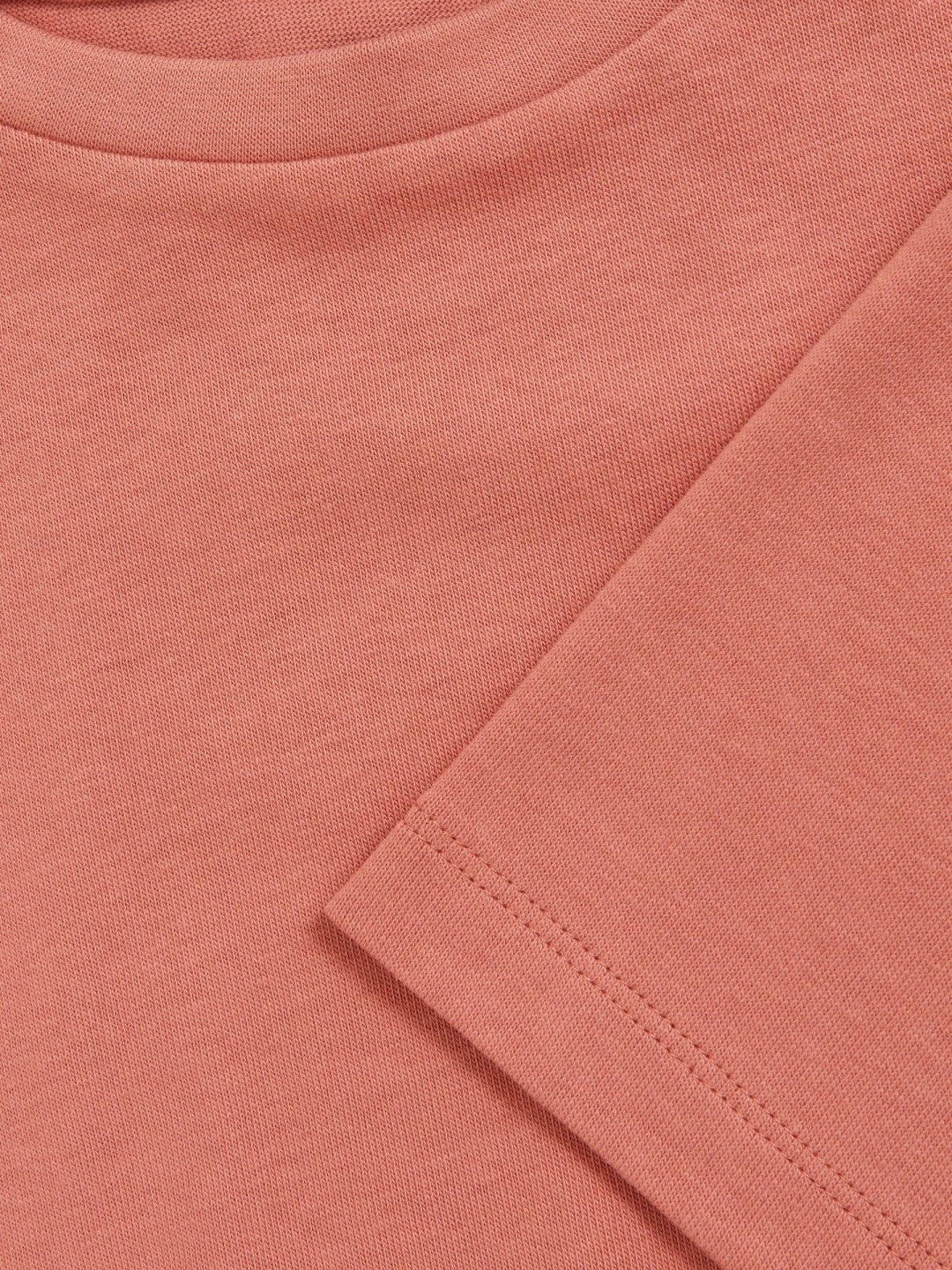 9-13 yrs Cotton Oversized Cropped T-Shirt Rose | Children & Baby