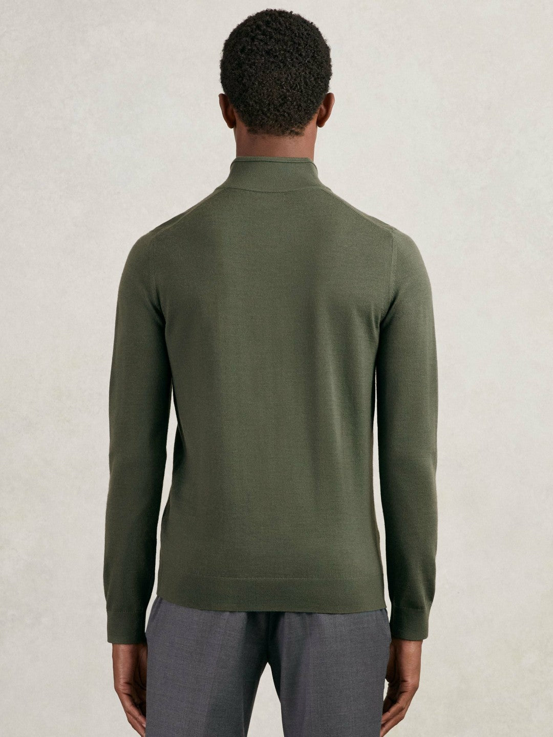 Merino Wool Half-Zip Jumper  | Men