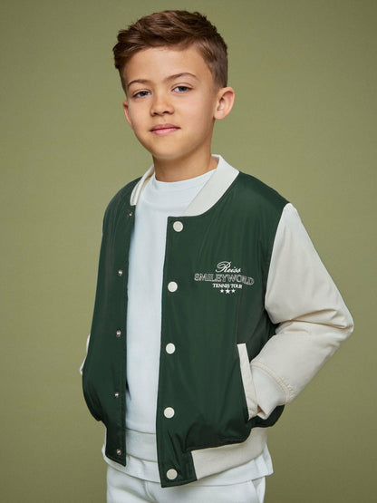 13-14 yrs SmileyWorld Bomber Jacket Dark Green | Children & Baby