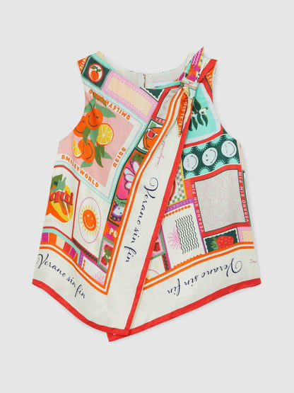 13-14 yrs SmileyWorld Motif Print Top Multi | Children & Baby