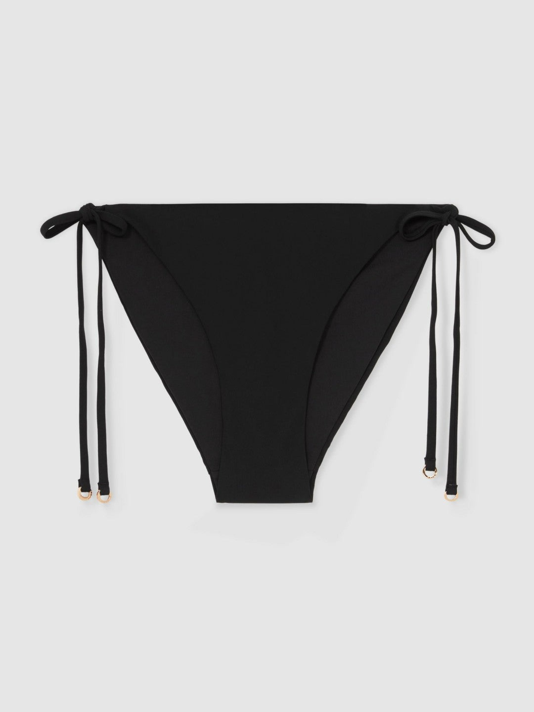 Side Tie Bikini Bottoms Black | Women