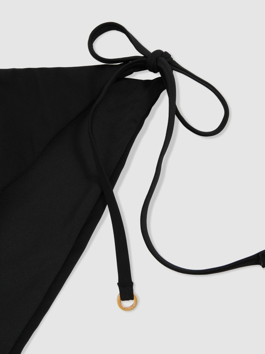 Side Tie Bikini Bottoms Black | Women